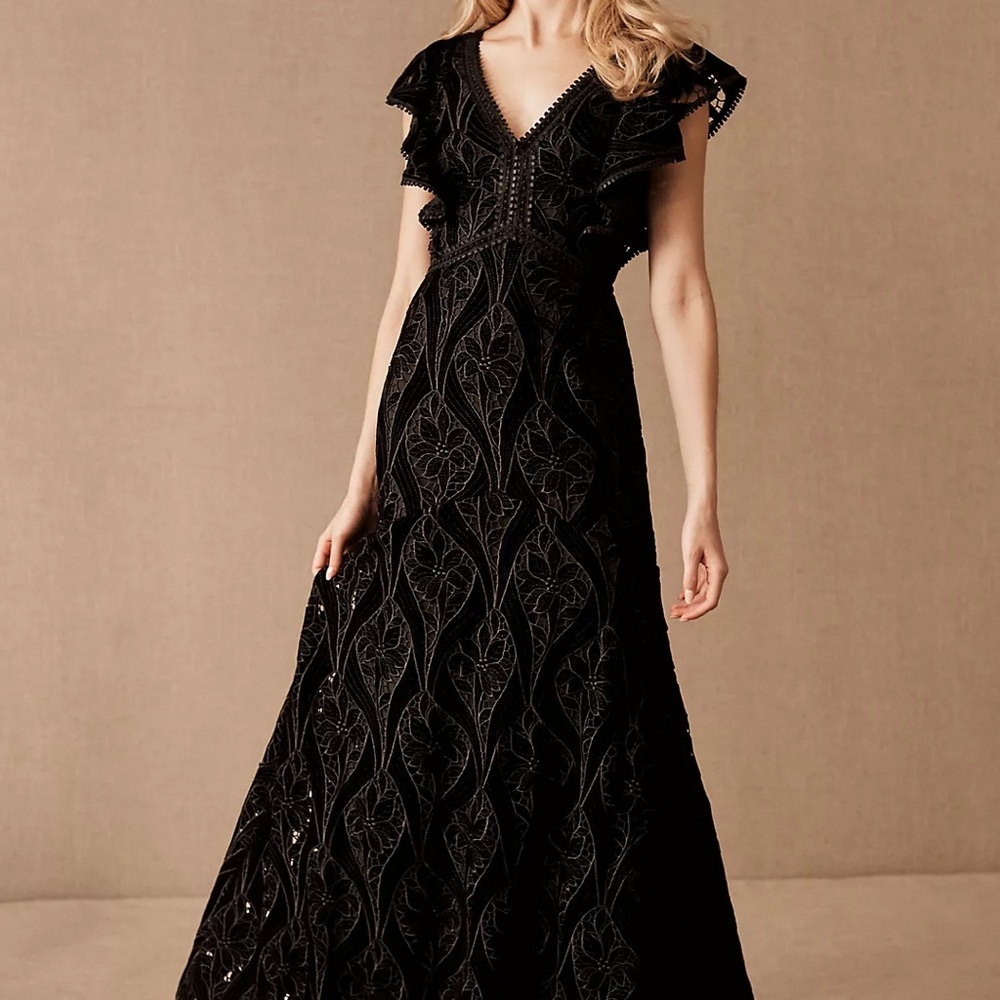 BHLDN ML Monique Lhuillier Hilaire Dress SZ 10